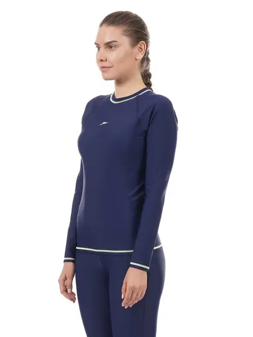 Speedo Female Swimwear Long Sleeve Suntop