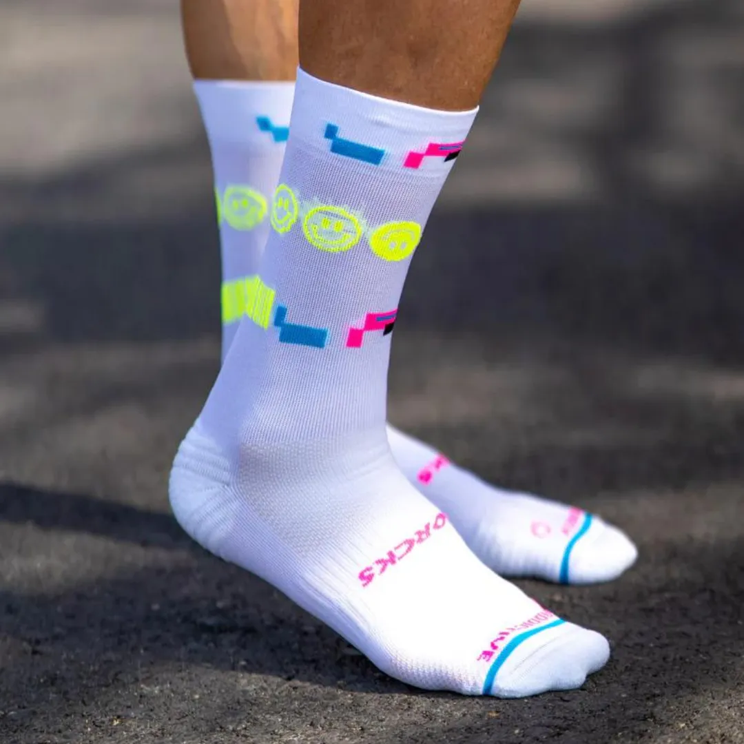 Sporcks - Running Sock - 80's Night White