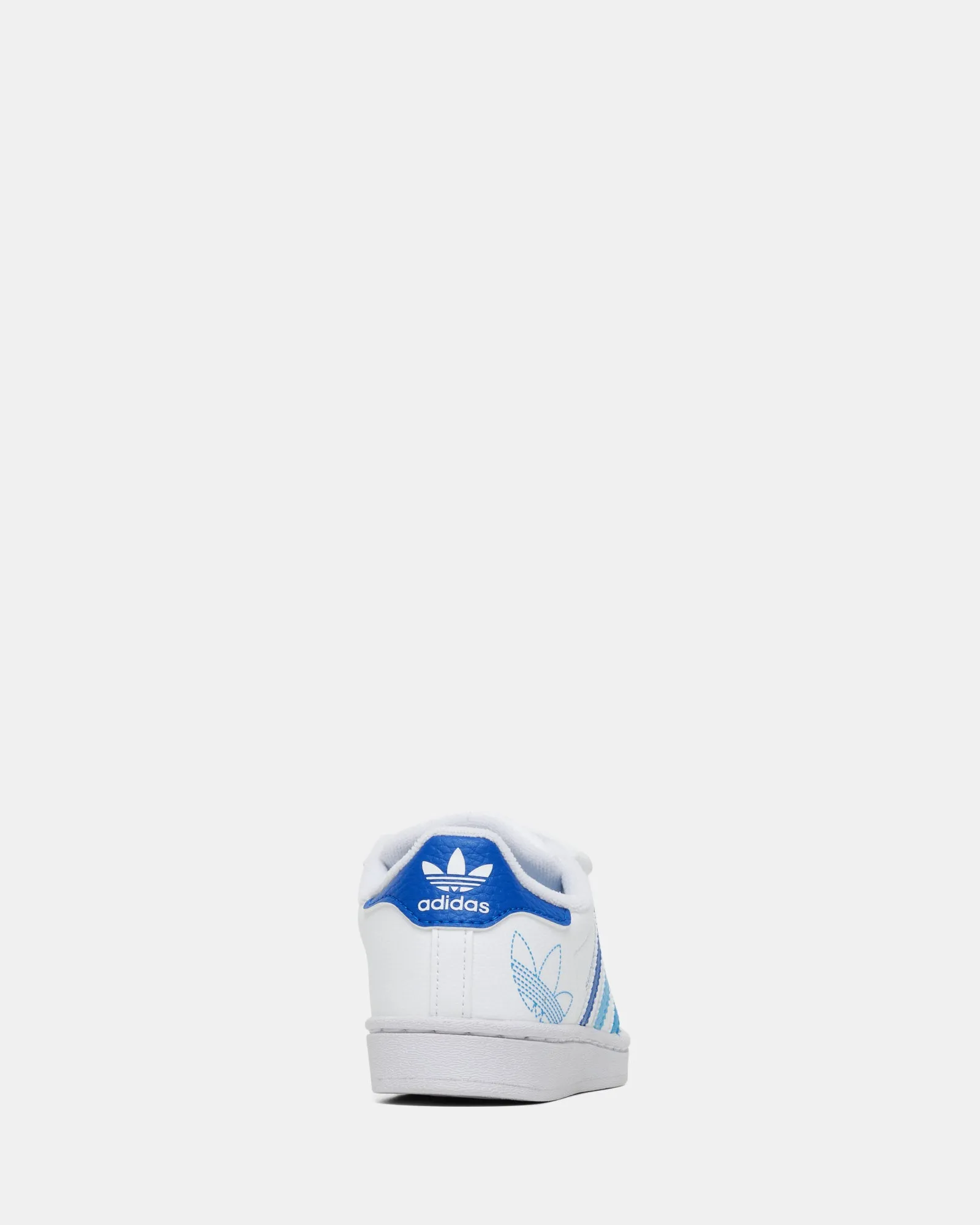 Superstar Foundation II Pre School White/Team Royal/Blue Burst