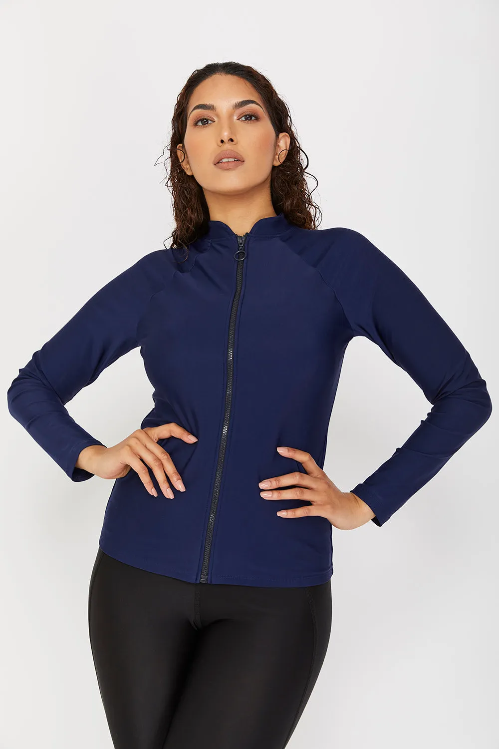 Swim Top Full Zip