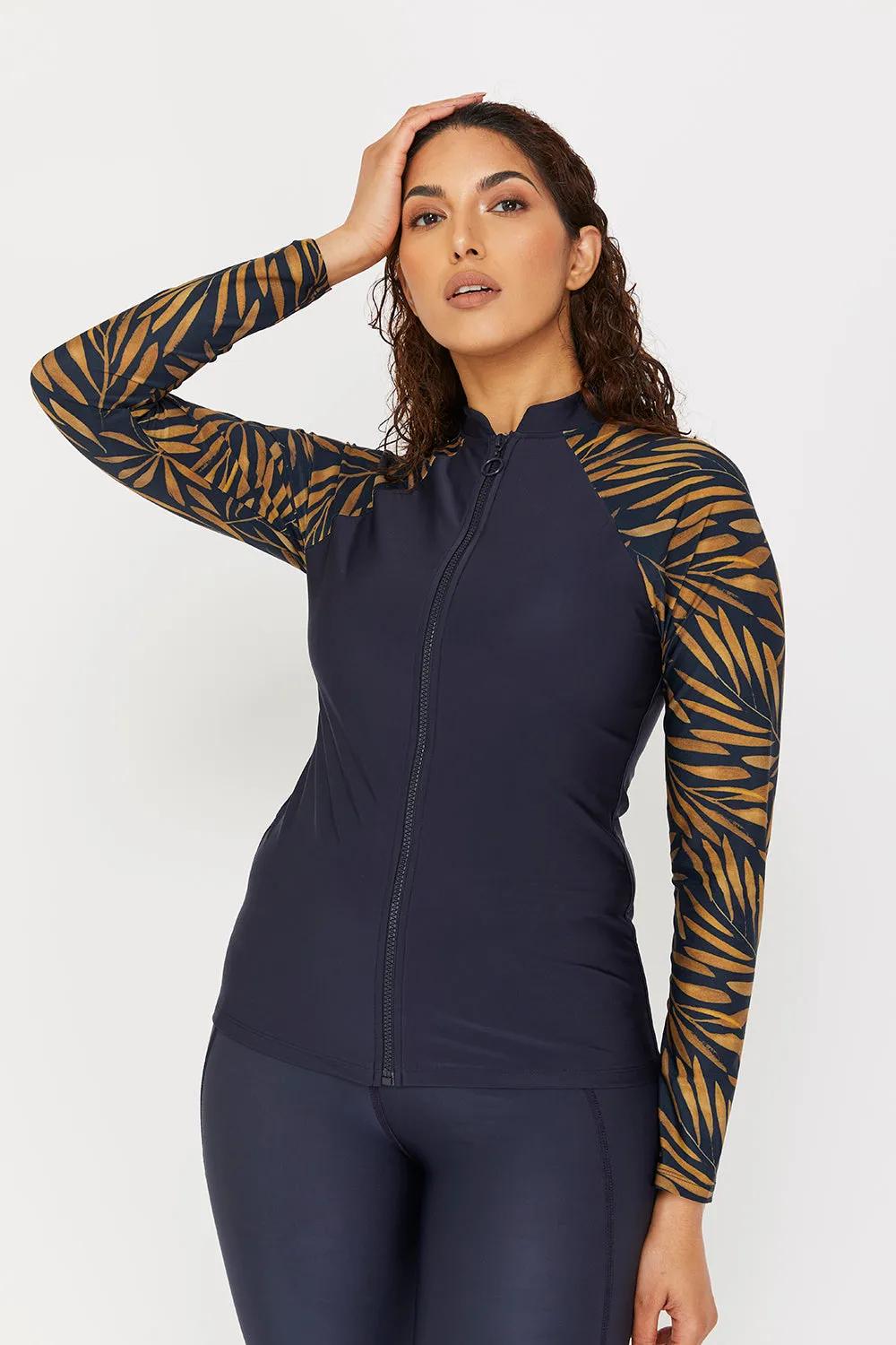 Swim Top Full Zip