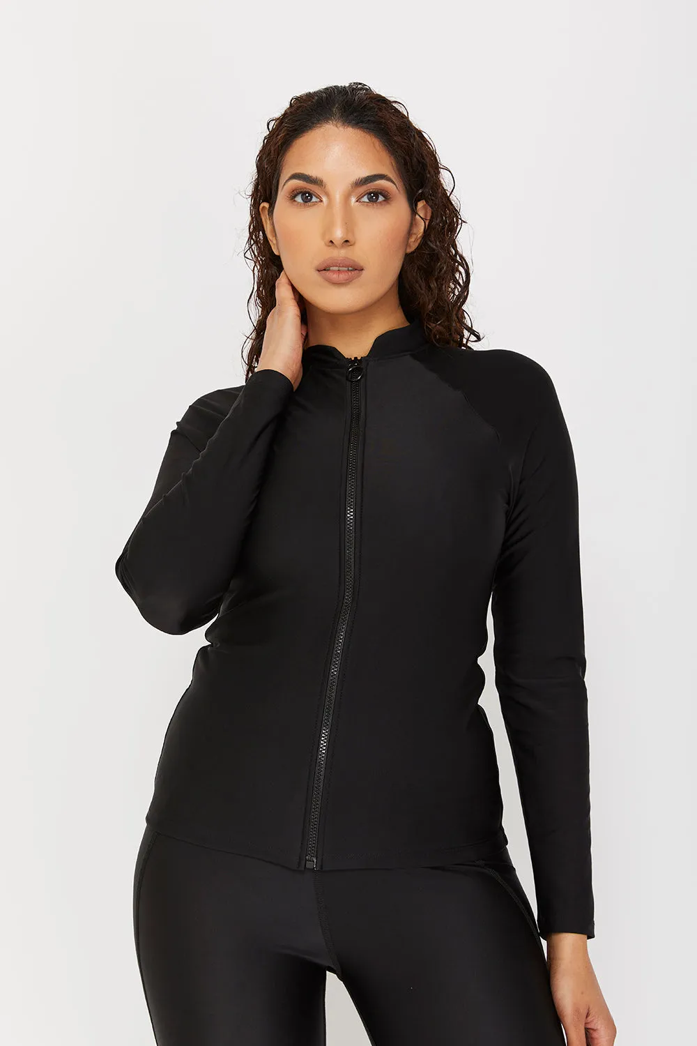 Swim Top Full Zip