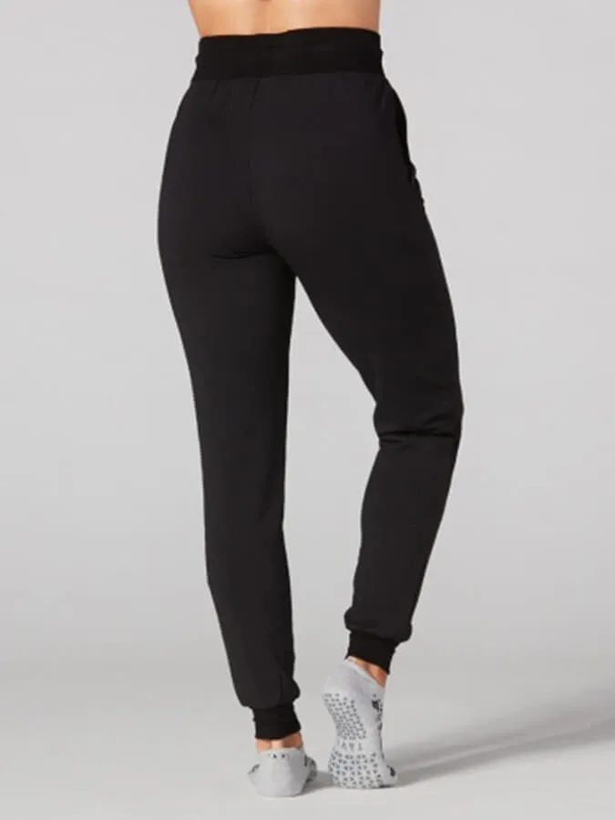 Tavi High Waisted Fitted  Women's Jogger - Ebony