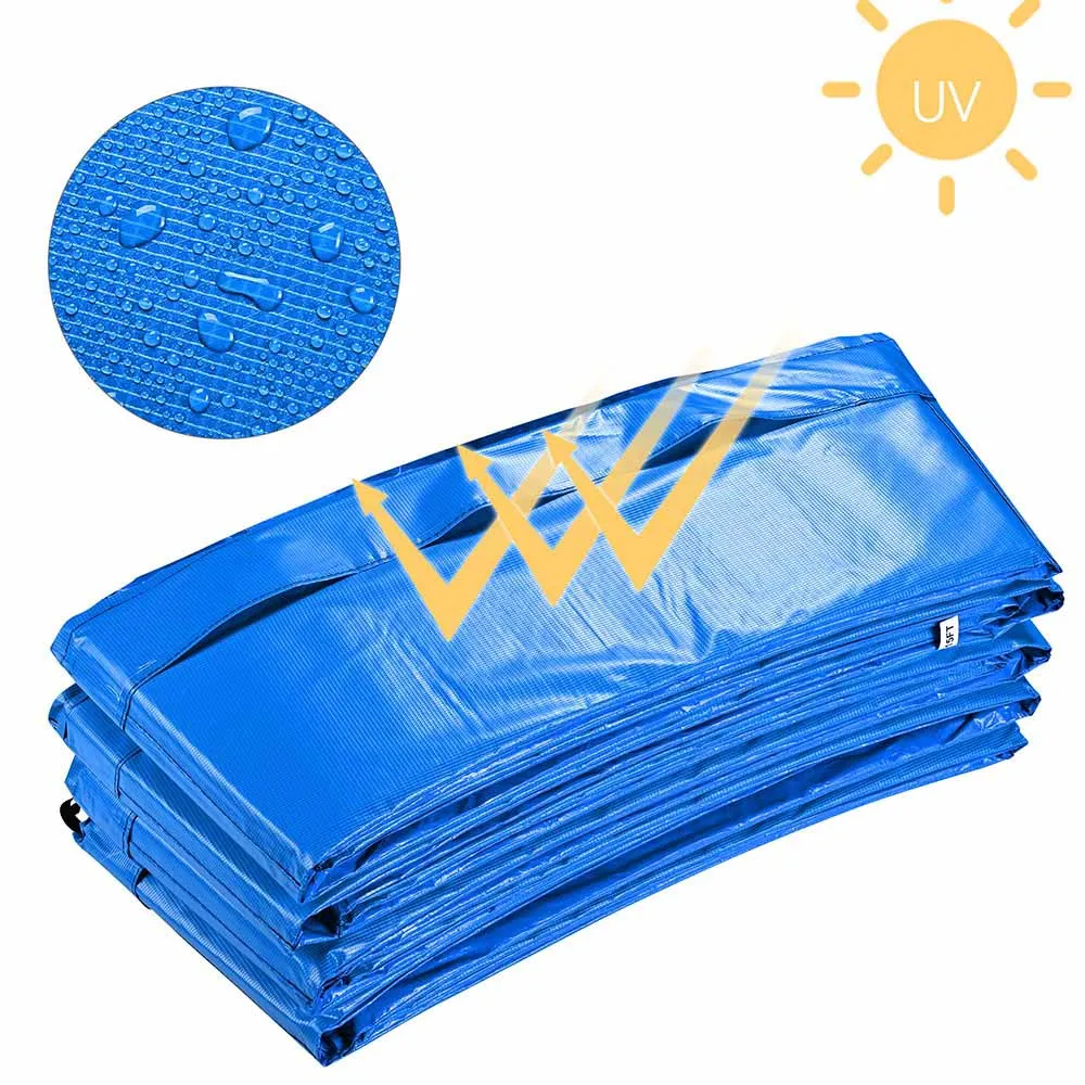 TheLAShop 15 ft Trampoline Pad Spring Cover Blue