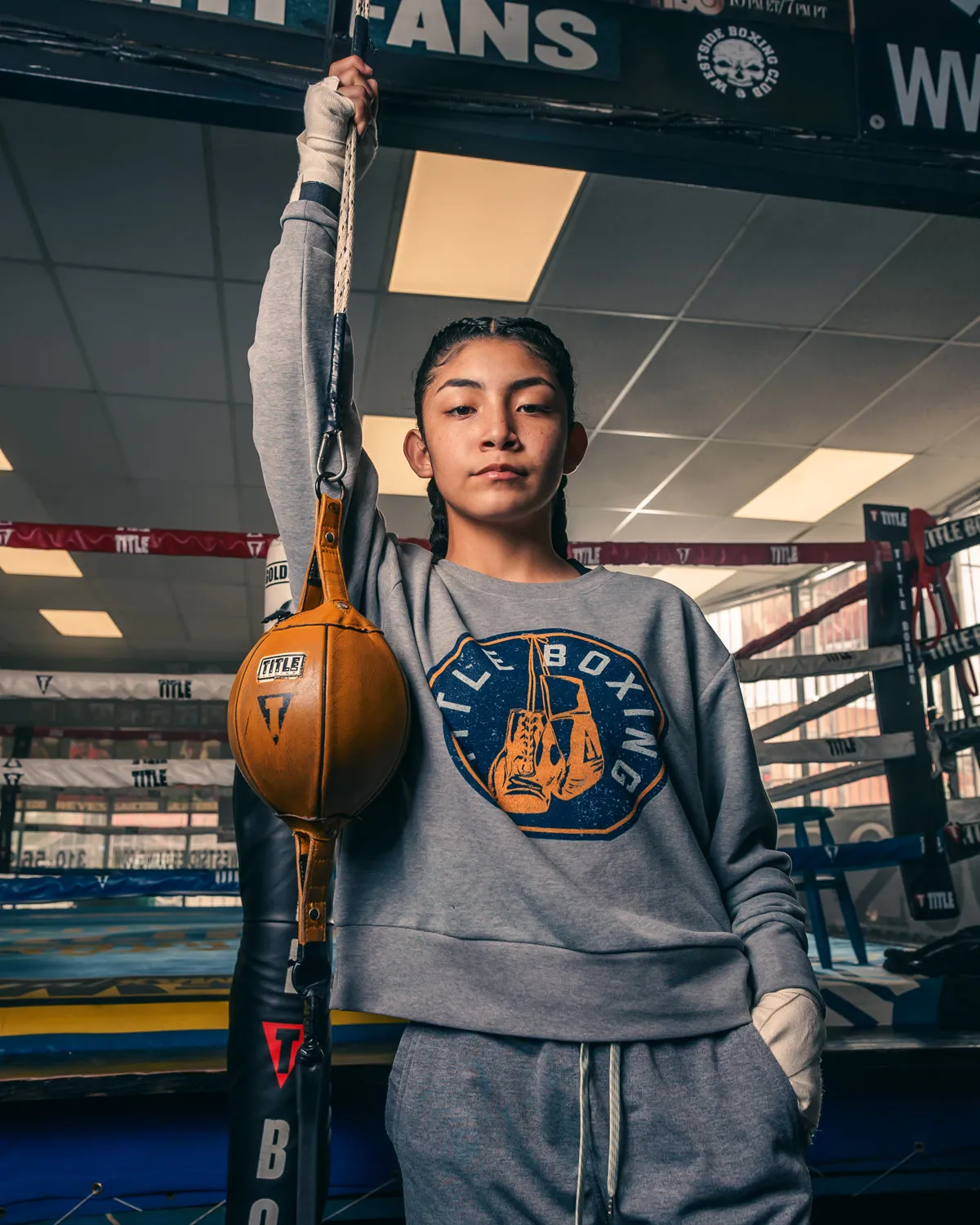 TITLE Boxing Women's Signal Crewneck Sweatshirt