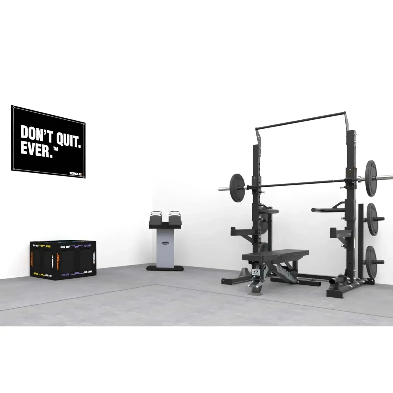 Torque Short Squat Rack - Platinum Home Gym Package