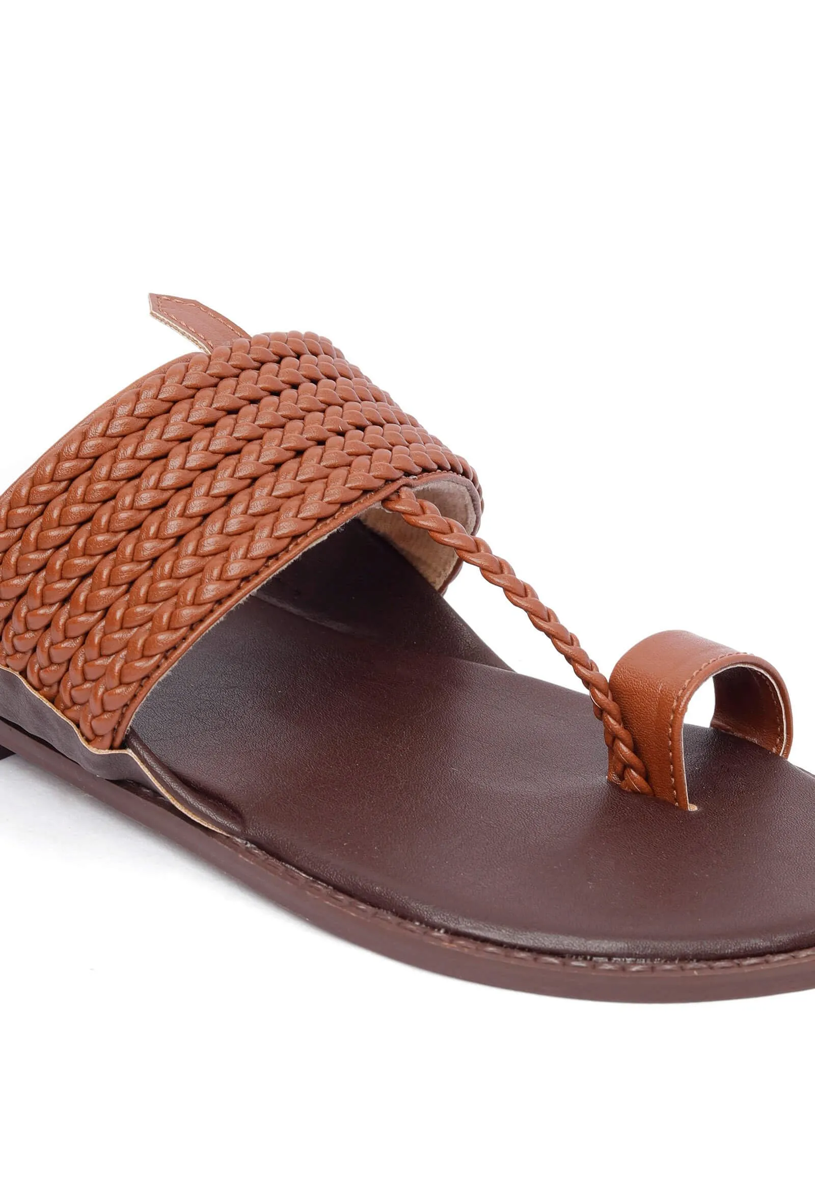 Umber Handcrafted Cruelty-Free Leather Kolhapuri Inspired Chappals