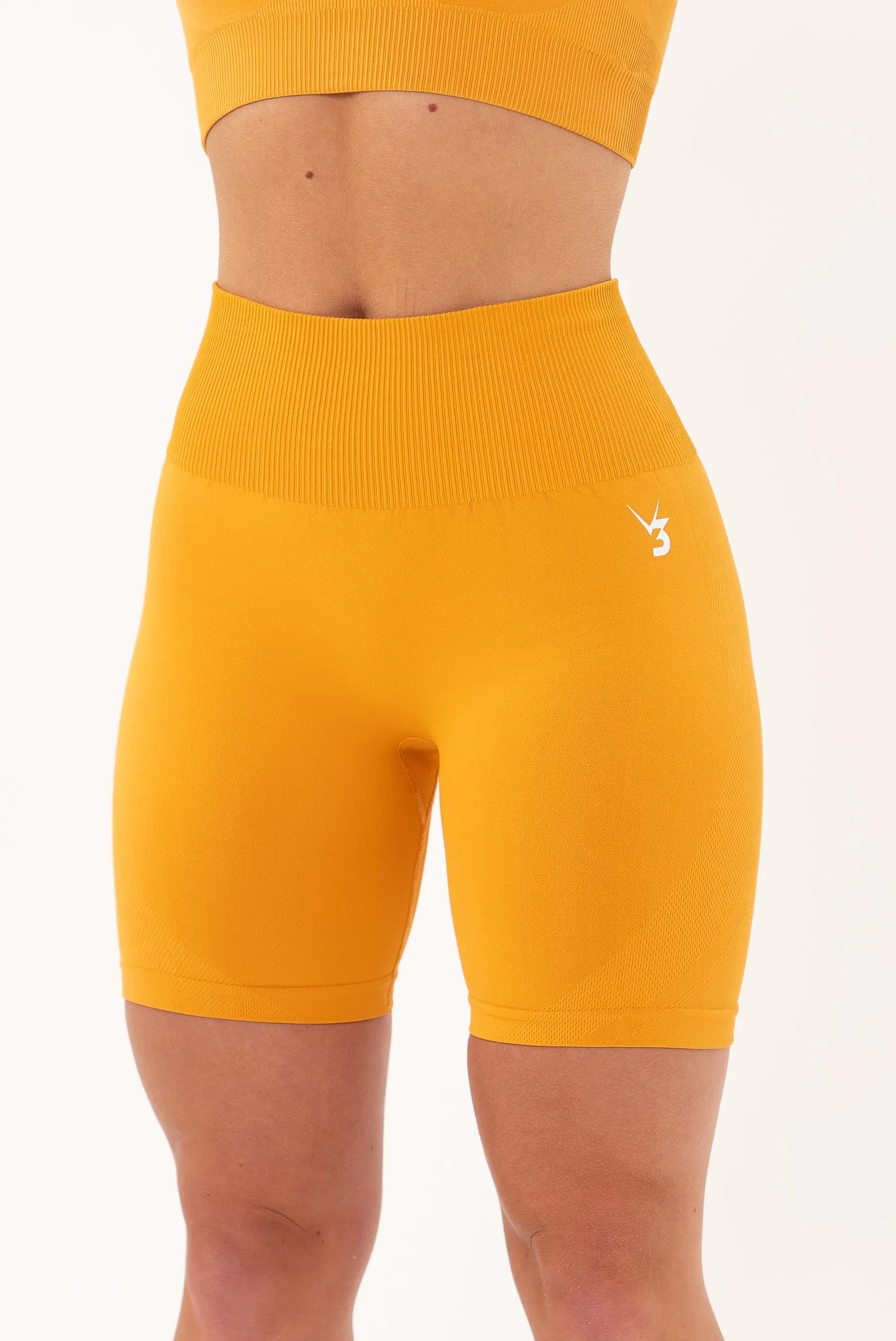 Unlimited Seamless Shorts - Orange