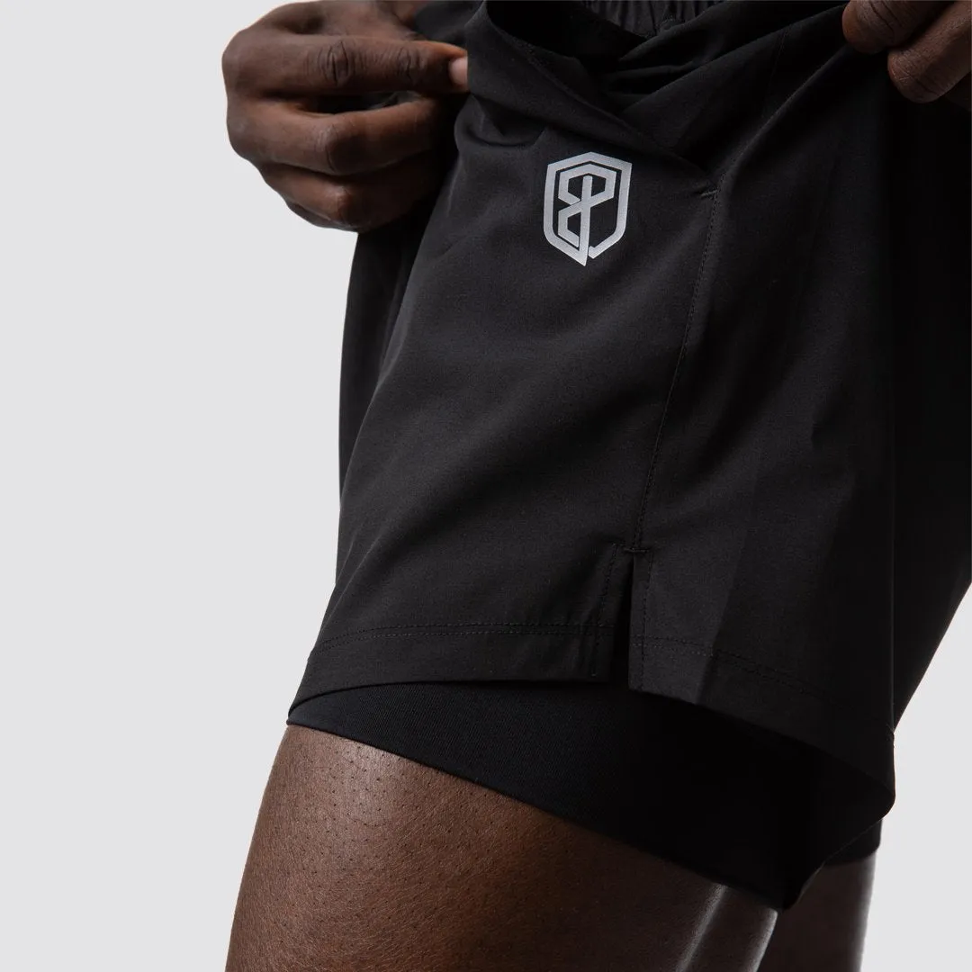 Vibe Short w/ Compression (Black)