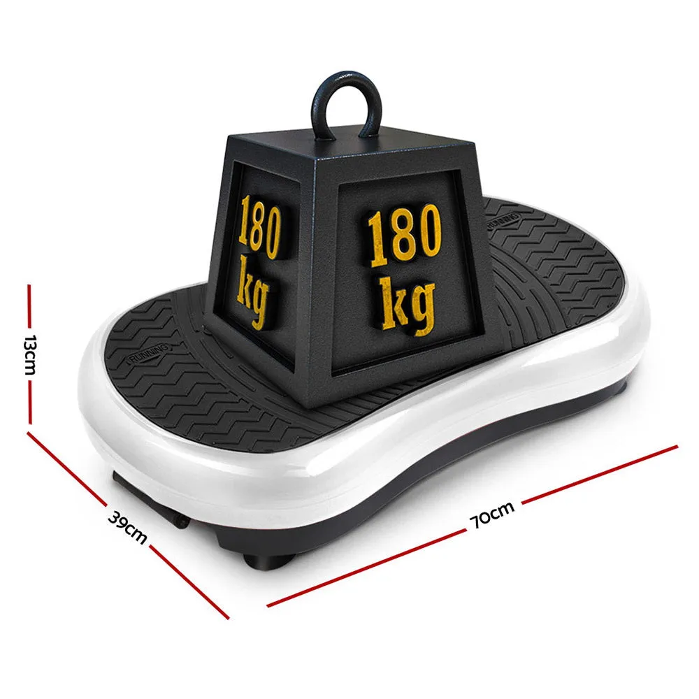 Vibrating Exercise Platform Fat Burning Powerfit Slim Body Shaper Machine White