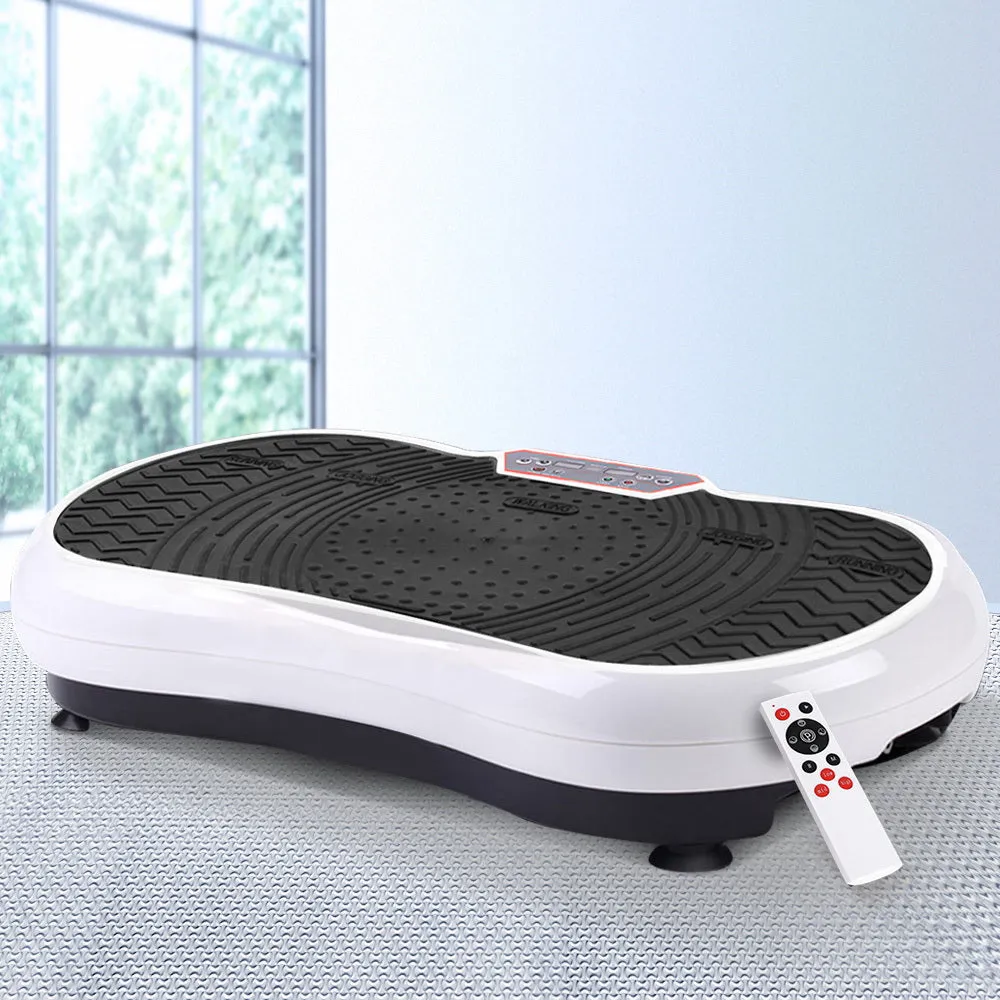 Vibrating Exercise Platform Fat Burning Powerfit Slim Body Shaper Machine White