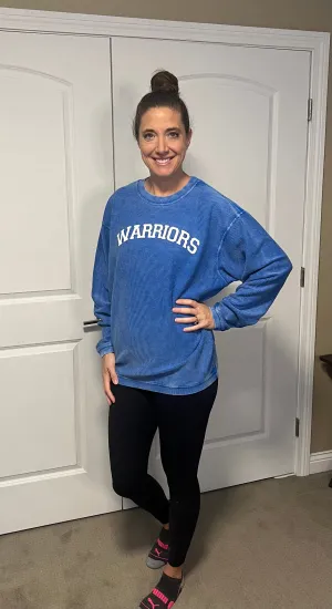 Warriors corded sweatshirt