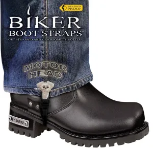 Weather Proof- Boot Straps- Motor Head- 6 Inch - BBS/MH6