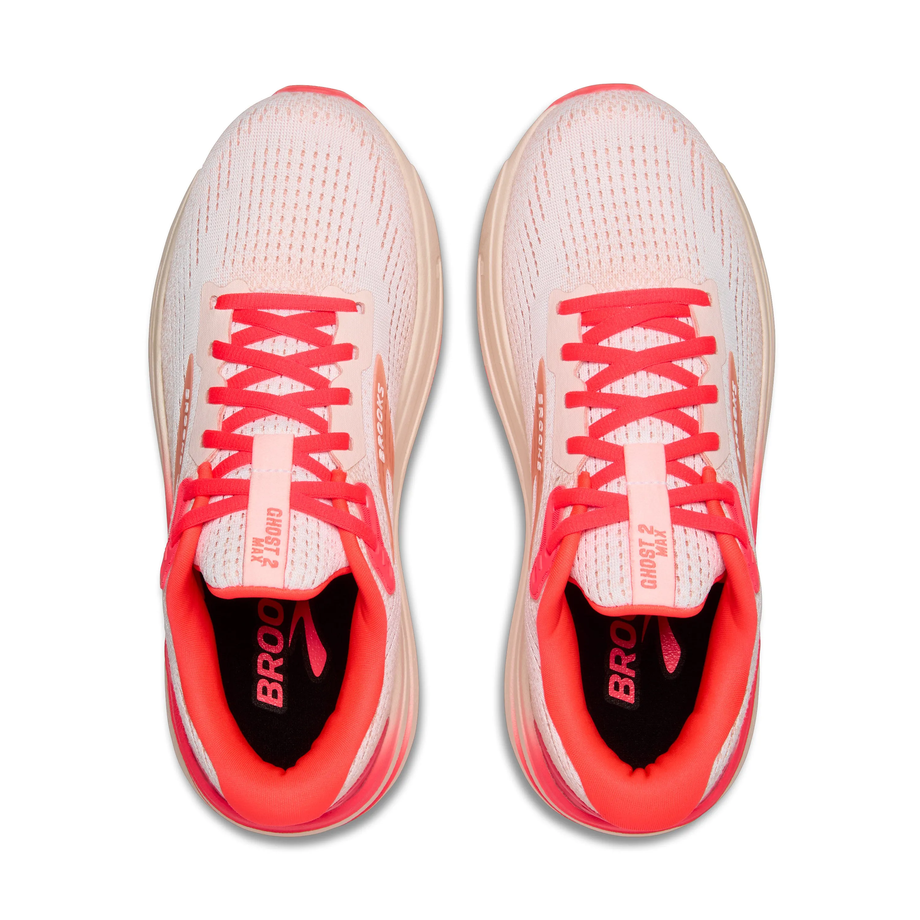 WOMEN'S GHOST MAX 2 - B - 173 WHITE/PEACH/CORAL