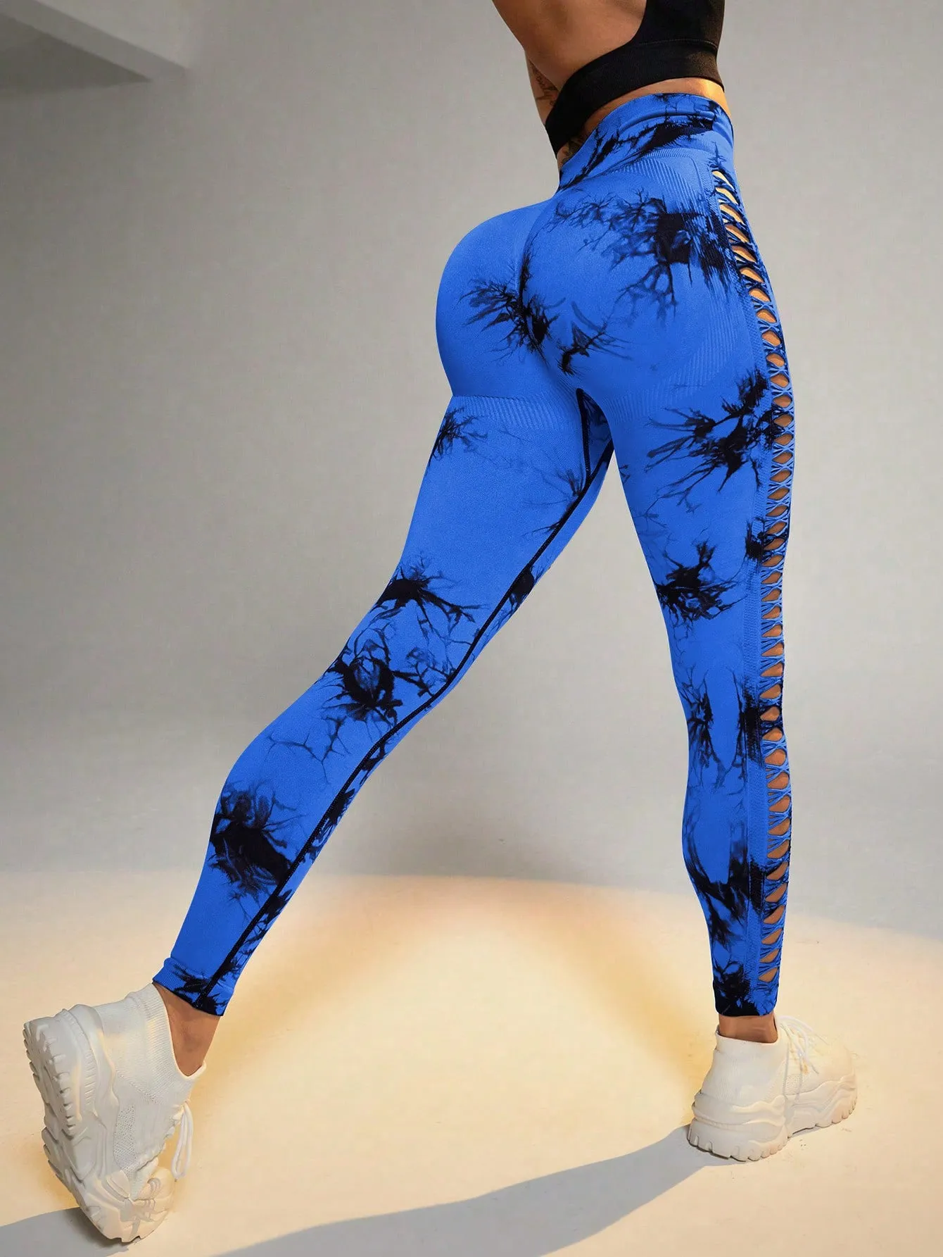 Women's Printed Yoga Pants High Waist Butt Lift Gym Fitness Leggings.