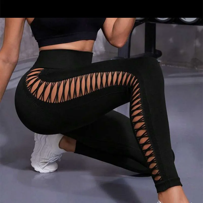 Women's Printed Yoga Pants High Waist Butt Lift Gym Fitness Leggings.