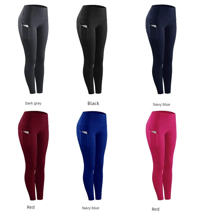 Yoga High Waist Hip Lifting Slim Fitness Legging Yoga Pan